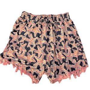 Simply Southern Shorts: Starfish Print with tassels